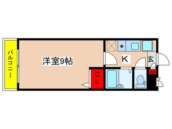 スタ－ダスト麻生の物件間取画像